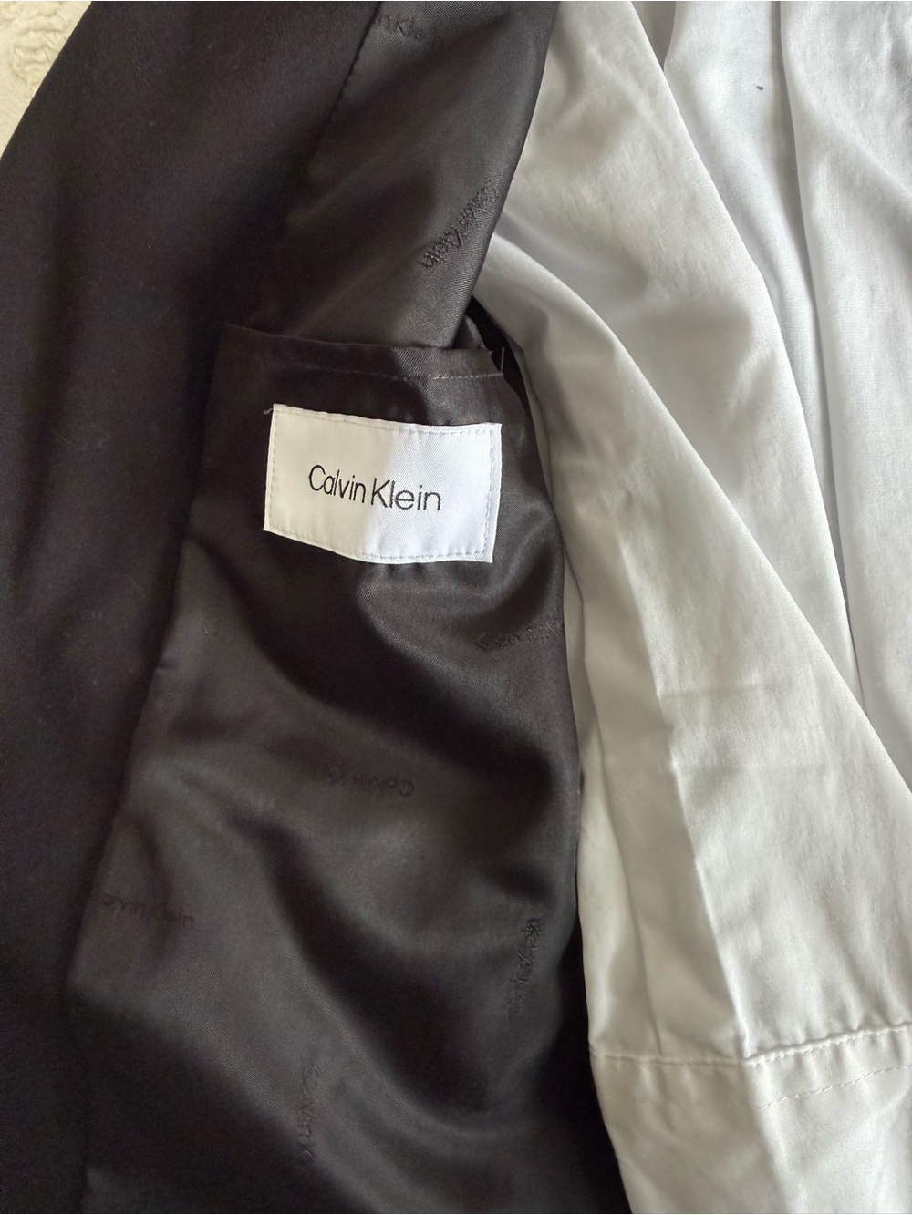 Michael Kors Black Jacket with Light Gray Trim